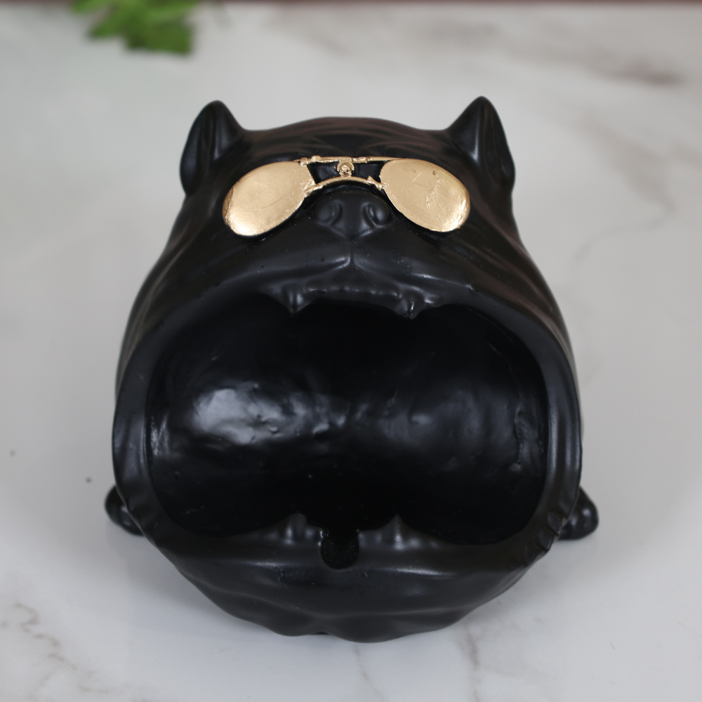 MAARK STATUE DOG ASH TRAY EH