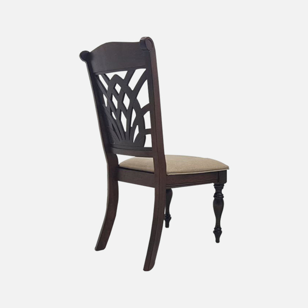 MAARK WOODEN TOP 6 SEATER DINING SET REGGIE-4354T-4354SC HT