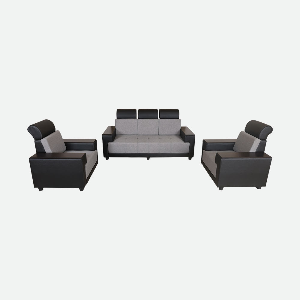MAARK FABRIC SOFA SET (3+1+1) INDROYAL