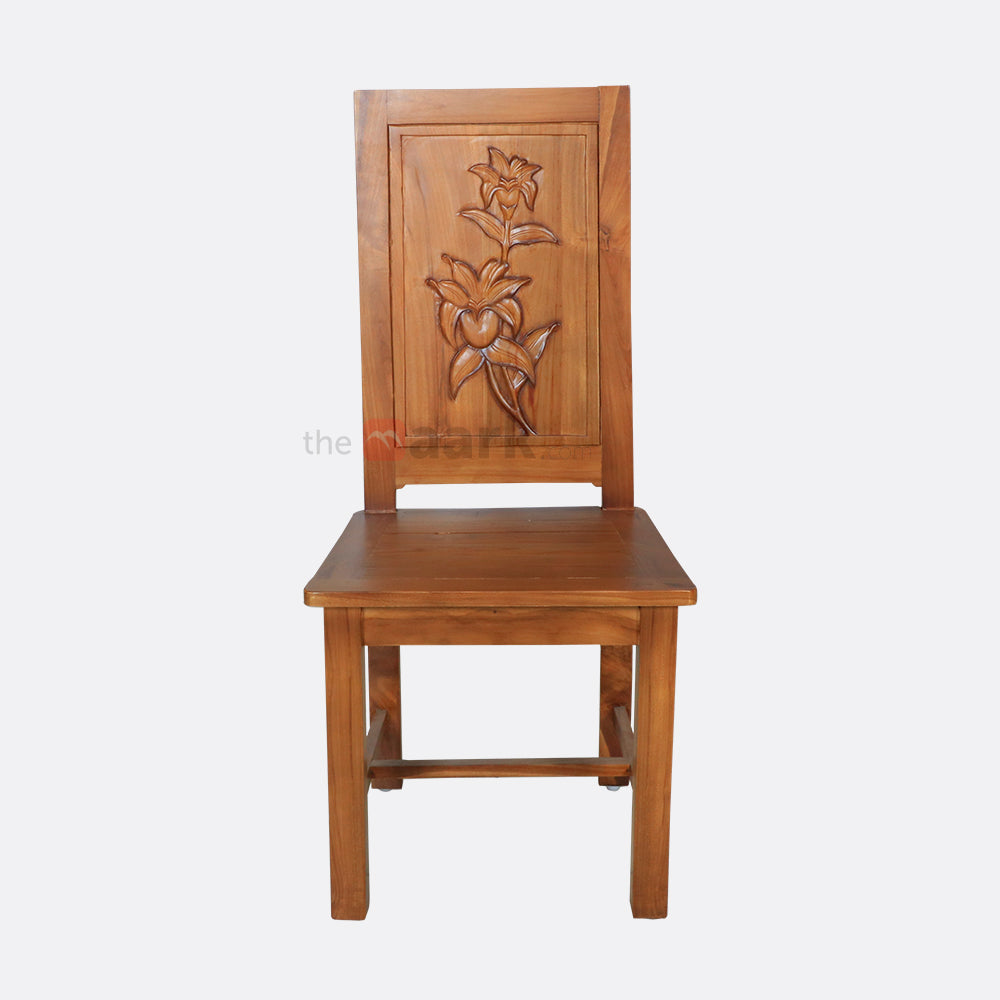 MAARK WOODEN TOP 6 SEATER DINING SET MINIMALS HT