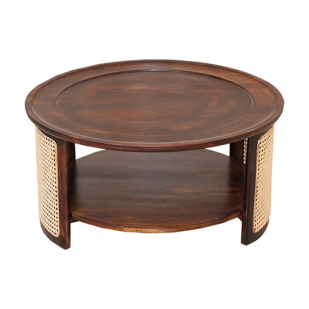 MAARK SHEESHAM WOOD SOFA SET WITH COFFEE TABLE (3+1+1) KENWOOD