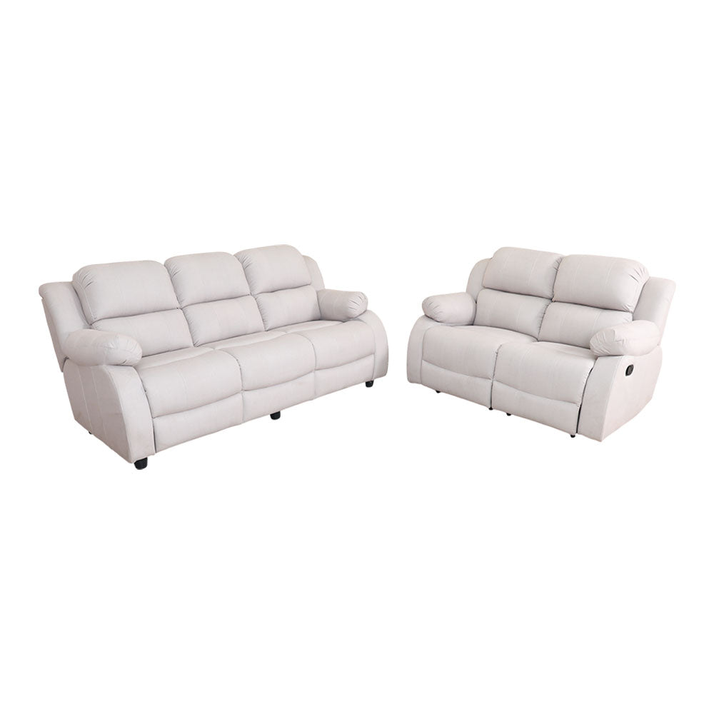 MAARK MANUAL RECLINER FABRIC SOFA SET (3+2R) F211