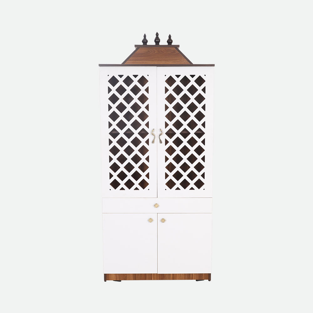 MAARK GOKULAM POOJA RACK CNC 7*3 WITH KALASAM