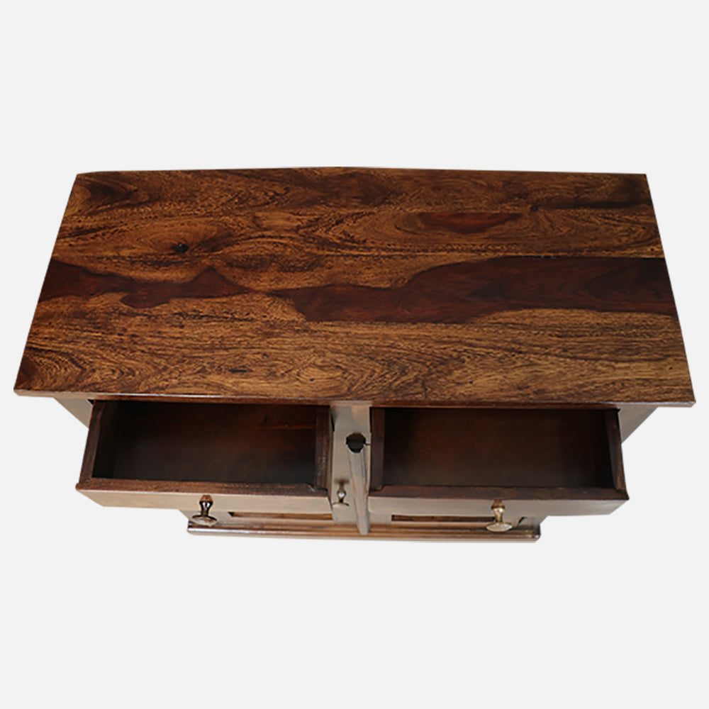 MAARK SHEESHAM WOOD SHOE RACK 6226 STONE FINISH SV