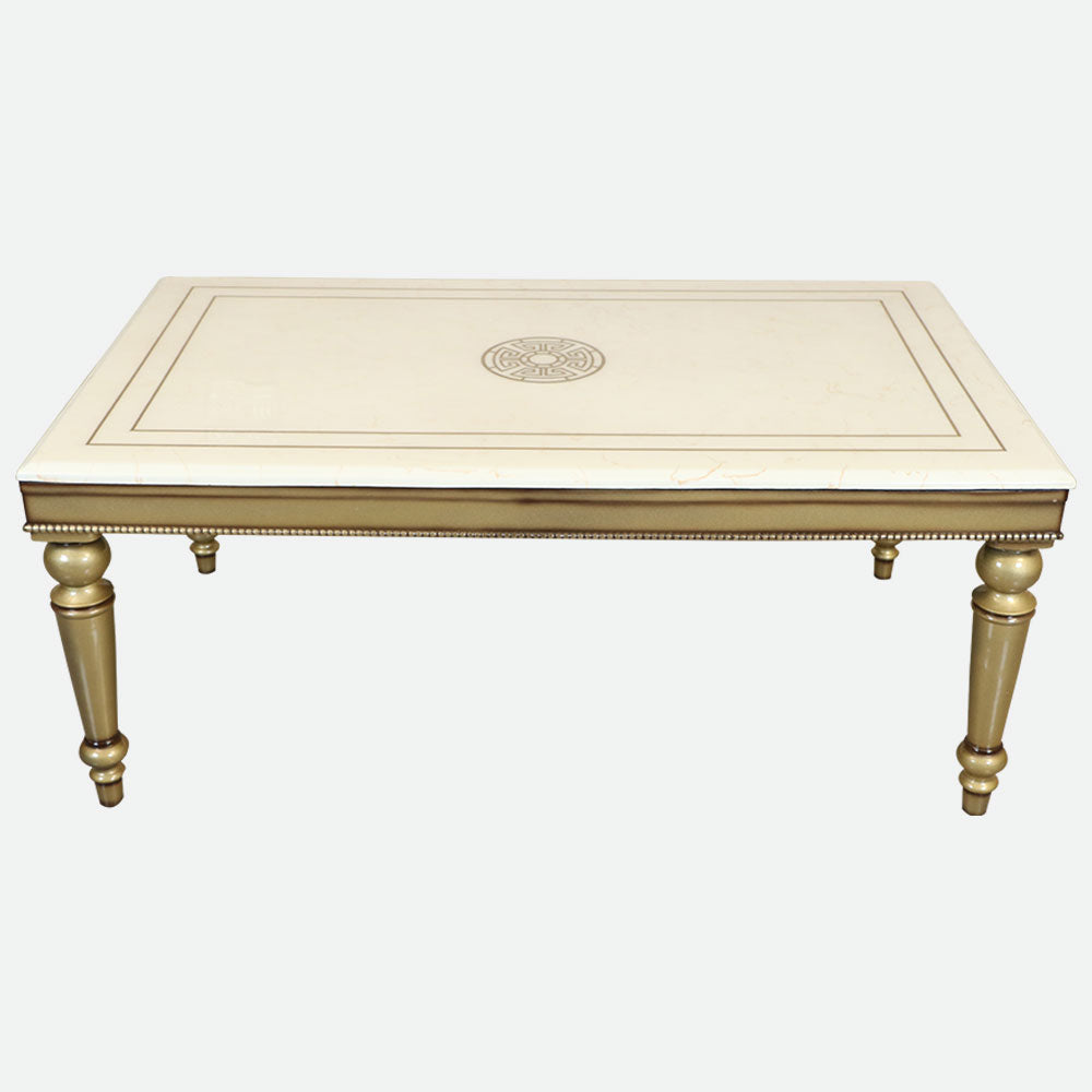 MAARK MARBLE TOP 6 SEATER DINING SET 6041 TD