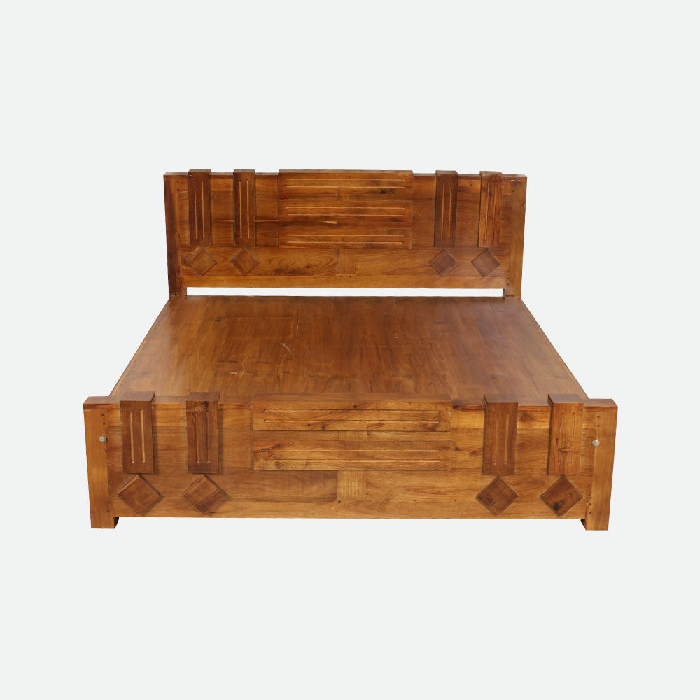 MAARK KING SIZE BED (6*6.25) AK-08 WCF