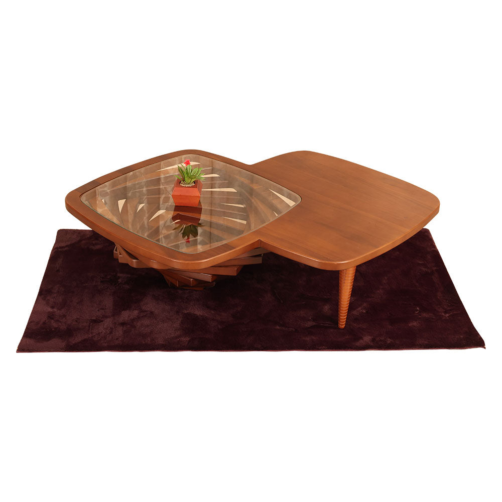 MAARK GLASS TOP COFFEE TABLE CTG-004 HT