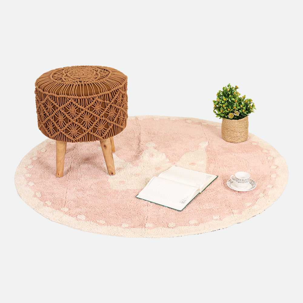 MAARK STOOL MACRAME TREANDY BROWN AO
