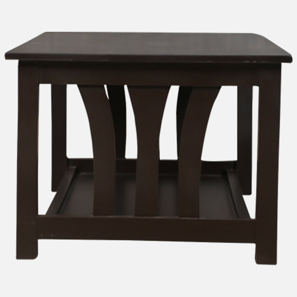 MAARK WOODEN FINISH M3 COFFEE TABLE WALNUT COLOUR