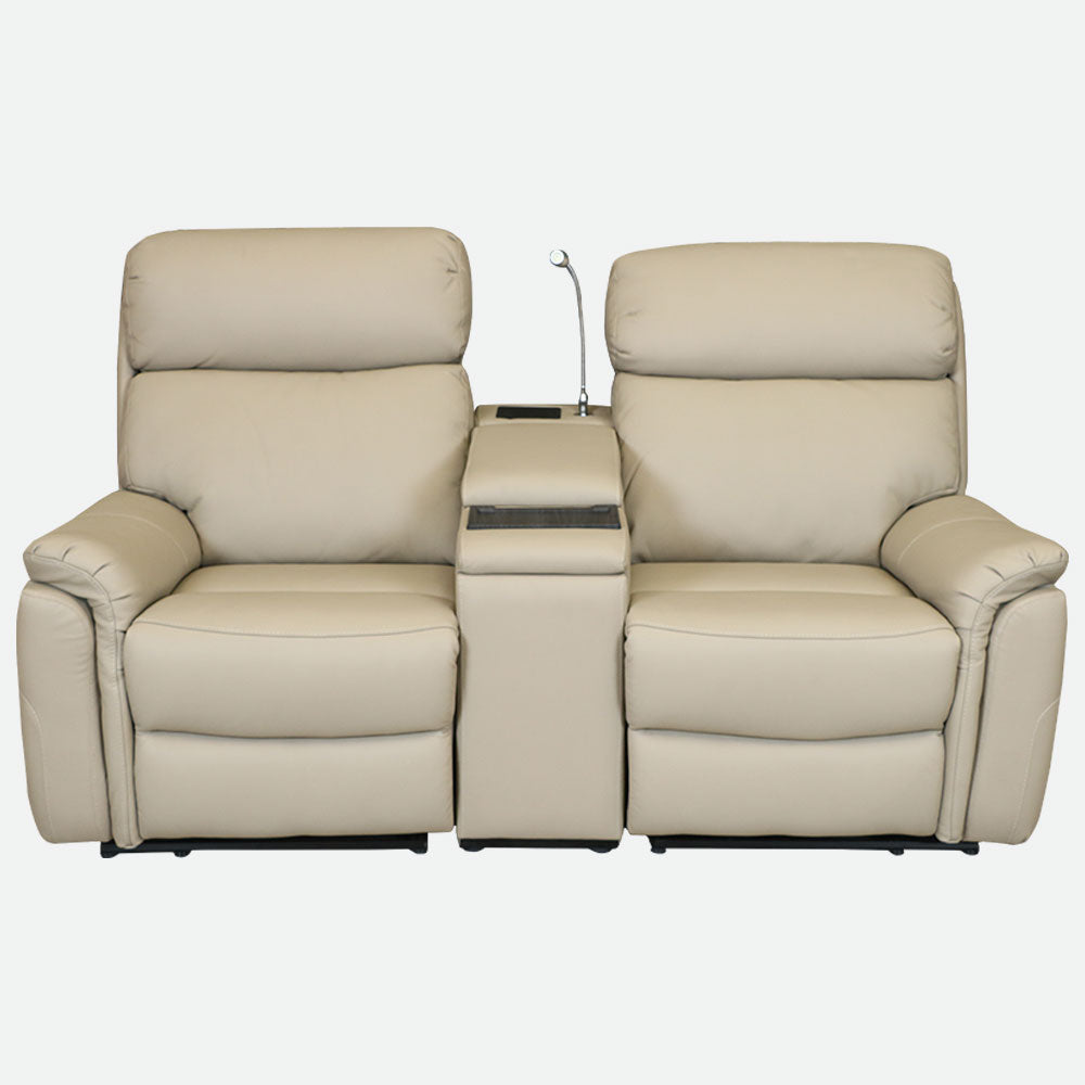 MAARK MOTORIZED RECLINER LEATHER SOFA SET (3R+2R+1R) EXCEL ARIES MALT COLOUR HT