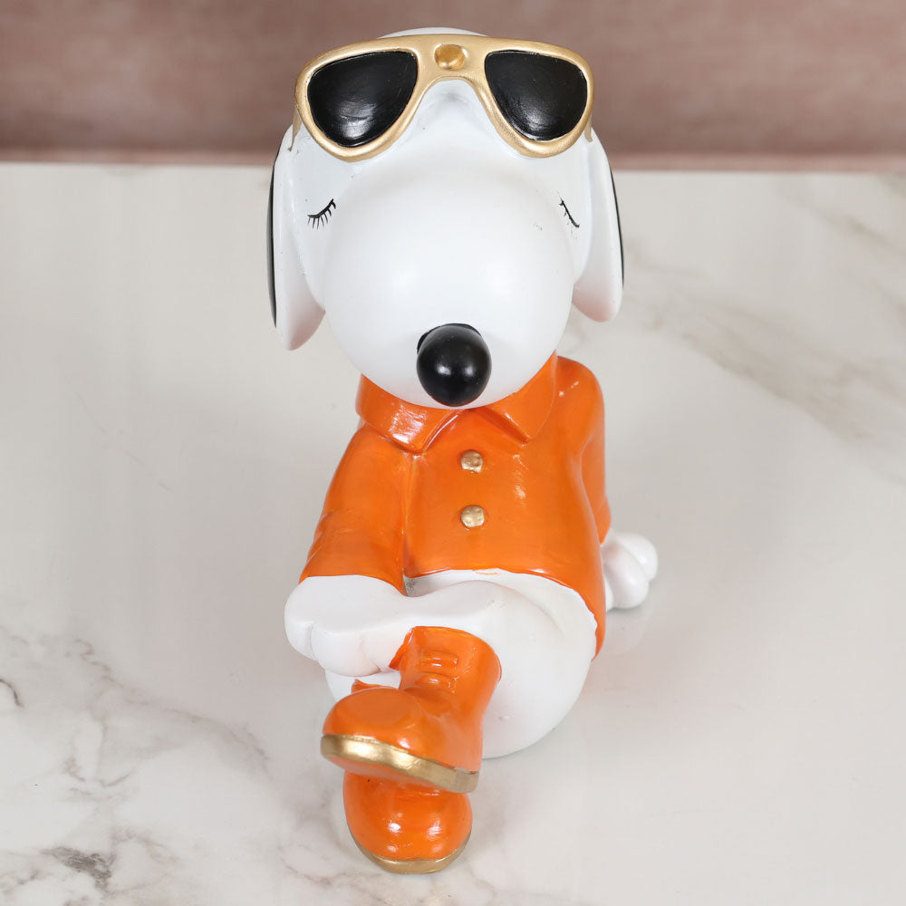 MAARK STATUE RELAXING DOG/SITTING DOG EH