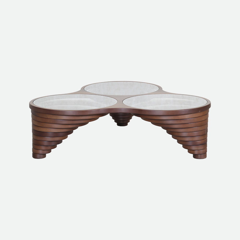 MAARK GLASS TOP COFFEE TABLE CTG-003 HT