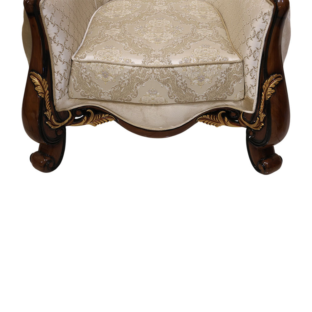 MAARK PALACE SOFA SET (3+2+2+1+1)WHITE GOLD BF