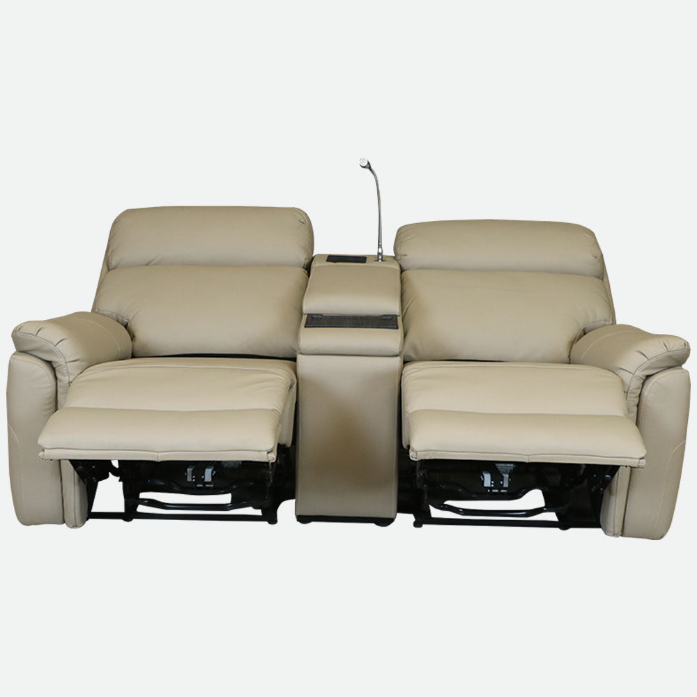 MAARK MOTORIZED RECLINER LEATHER SOFA SET (3R+2R+1R) EXCEL ARIES MALT COLOUR HT