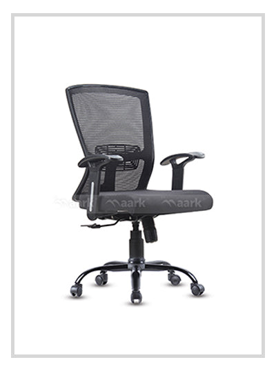 MAARK MEDIUM BACK OFFICE CHAIR FLASH MESH LT