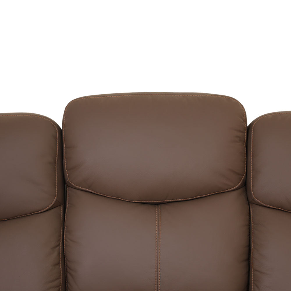 MAARK MOTORIZED RECLINER LEATHER SOFA SET (3R+2R+1R) 1406-CAMEL HT