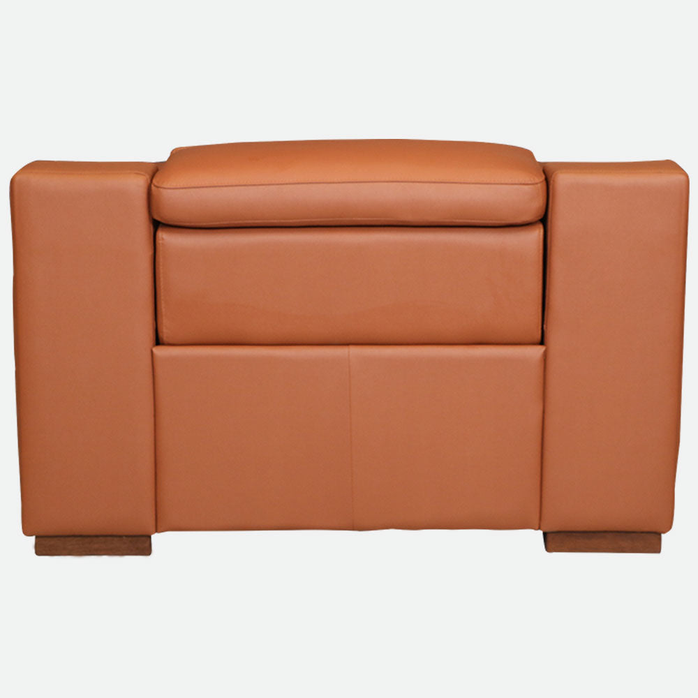 MAARK MOTORIZED RECLINER LEATHER SOFA SET (3R+2R+1R) 8356 TAN COLOUR HT