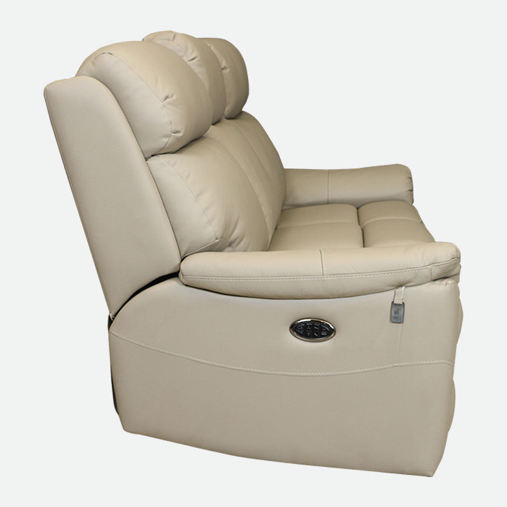 MAARK MOTORIZED RECLINER LEATHER SOFA SET (3R+2R+1R) EXCEL ARIES MALT COLOUR HT