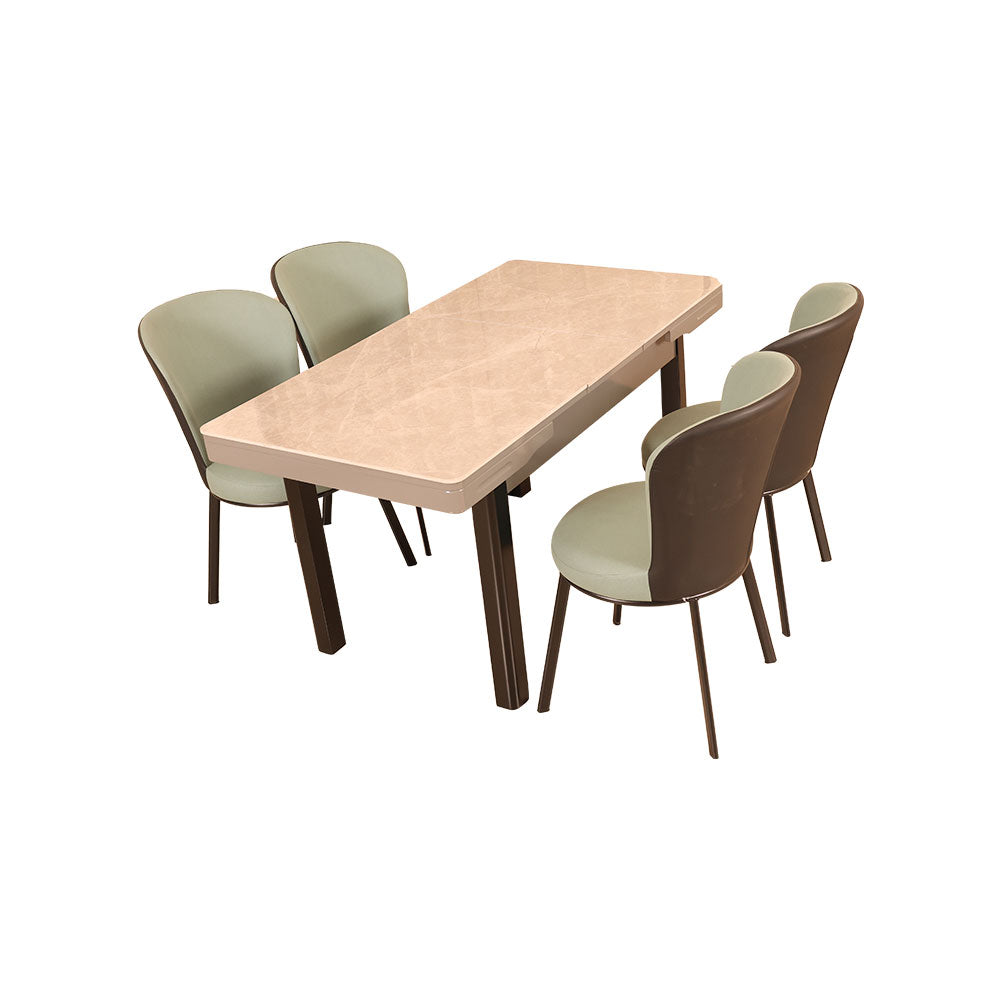 MAARK MARBLE TOP 4 SEATER DINING SET C32-203 HT