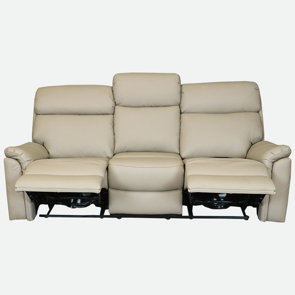 MAARK MOTORIZED RECLINER LEATHER SOFA SET (3R+2R+1R) EXCEL ARIES MALT COLOUR HT