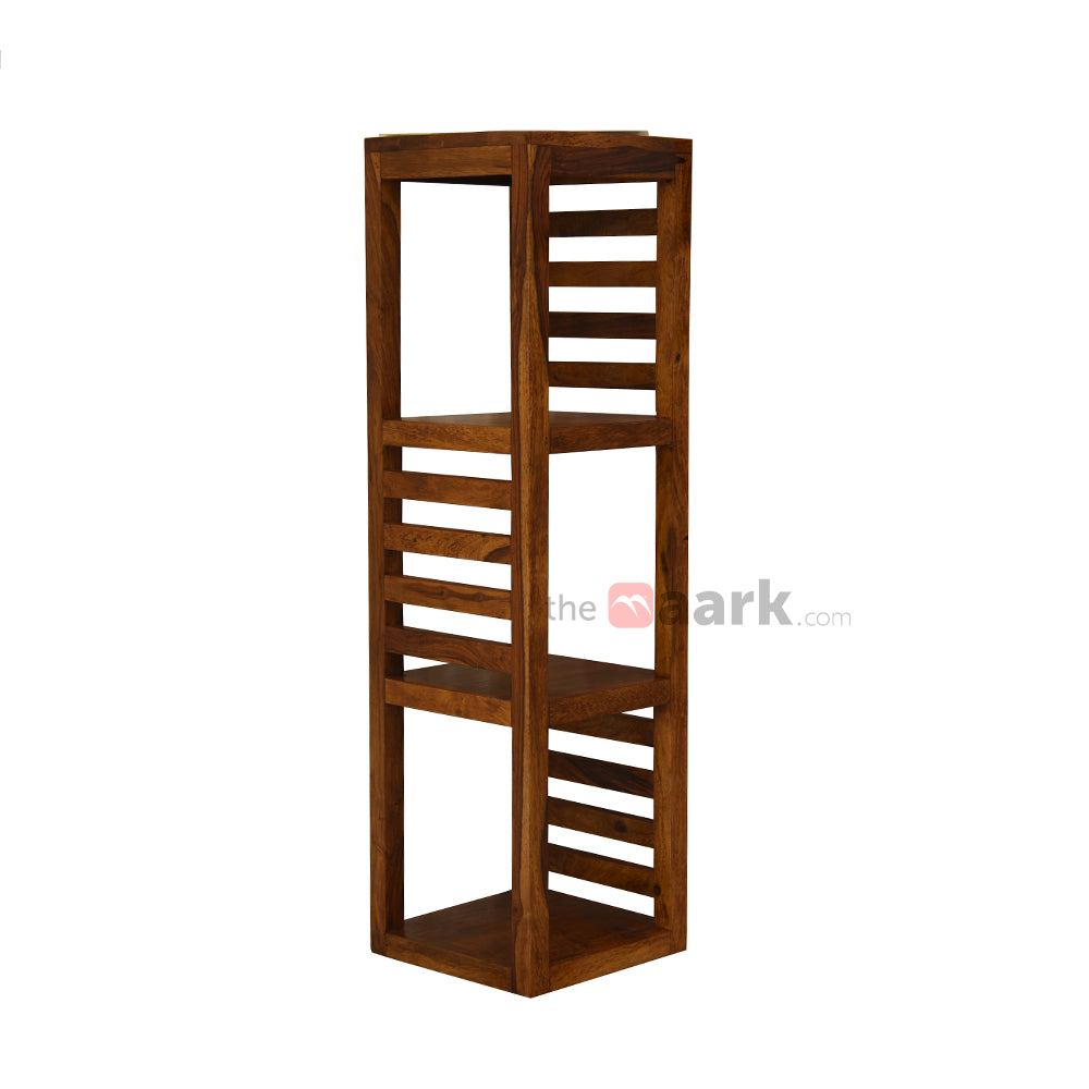 MAARK SHEESHAM WOOD BOOK SHELF 5059 NATURAL FINISH SV