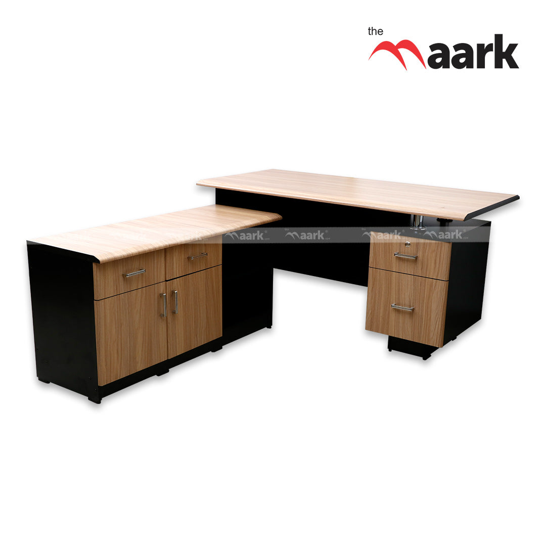 MAARK OFFICE TABLE 6 * 3 WITH SIDE UNIT