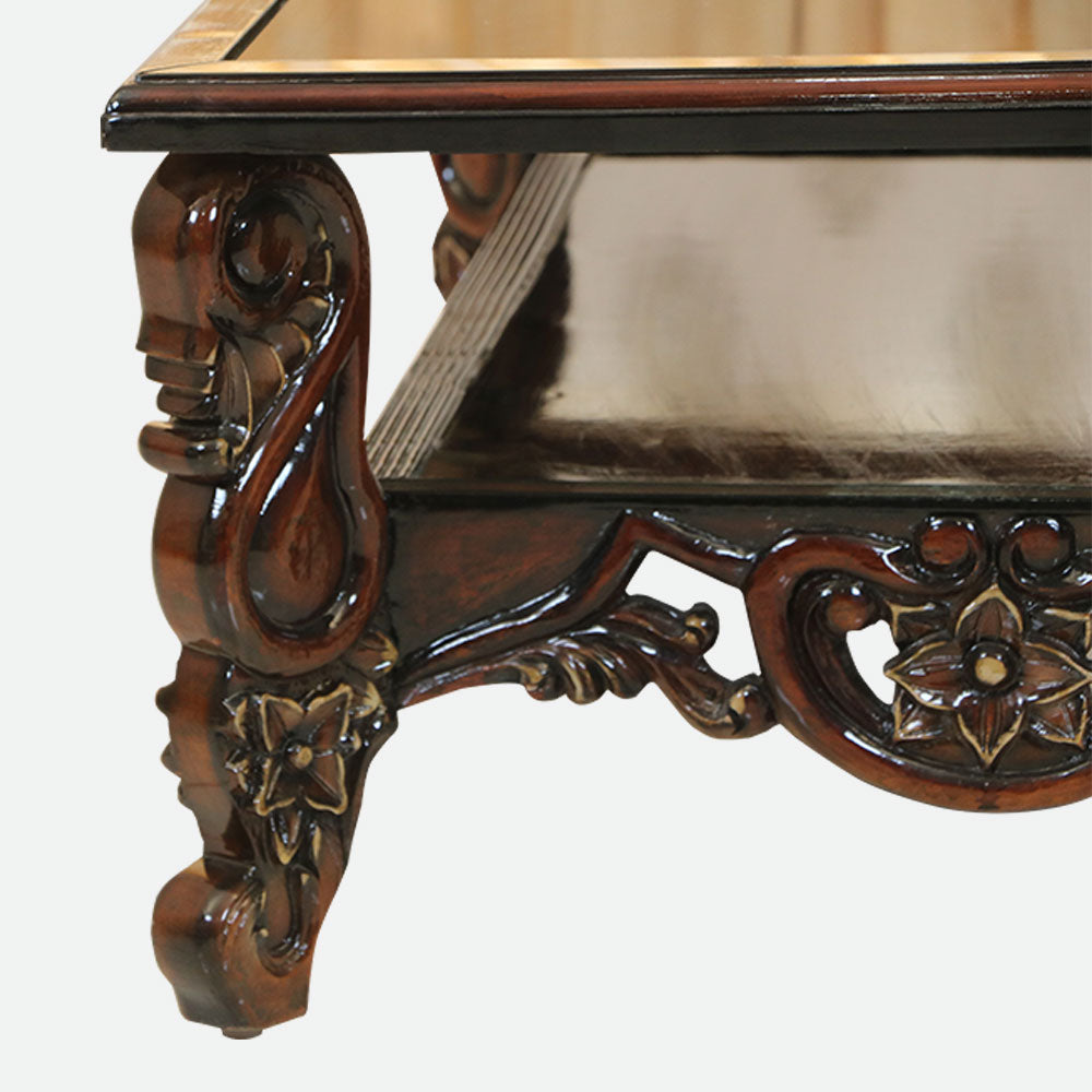 MAARK GLASS TOP COFFEE TABLE 008 TD