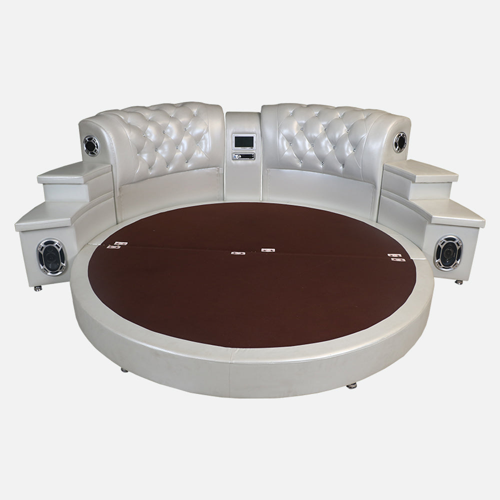 MAARK KING SIZE BED ROUND BED HT