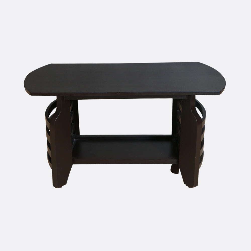 MAARK WOODEN FINISH ROYAL COFFEE TABLE WALNUT COLOUR
