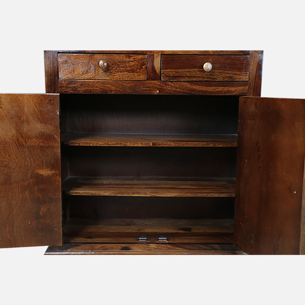 MAARK SHEESHAM WOOD SHOE RACK 6226 STONE FINISH SV