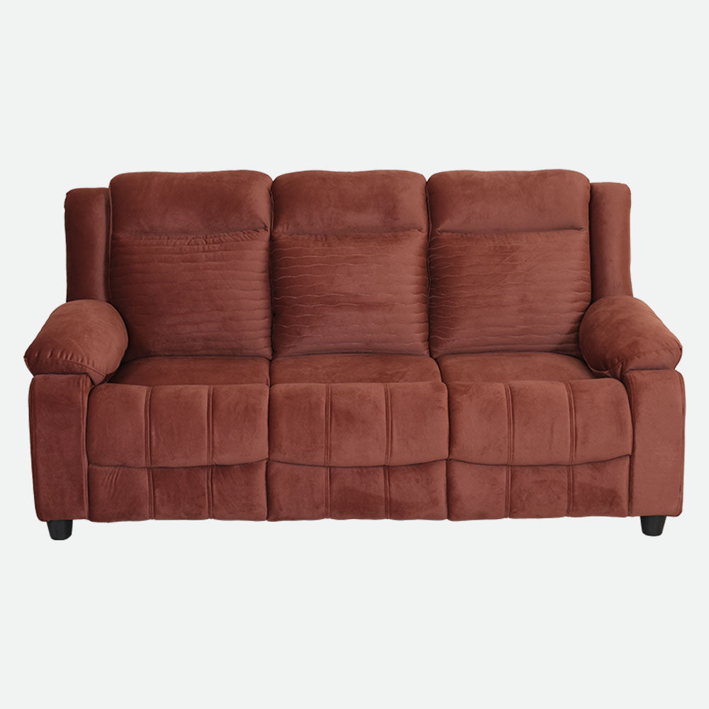 MAARK MANUAL RECLINER FABRIC SOFA SET (3+1R+1R) WAVE