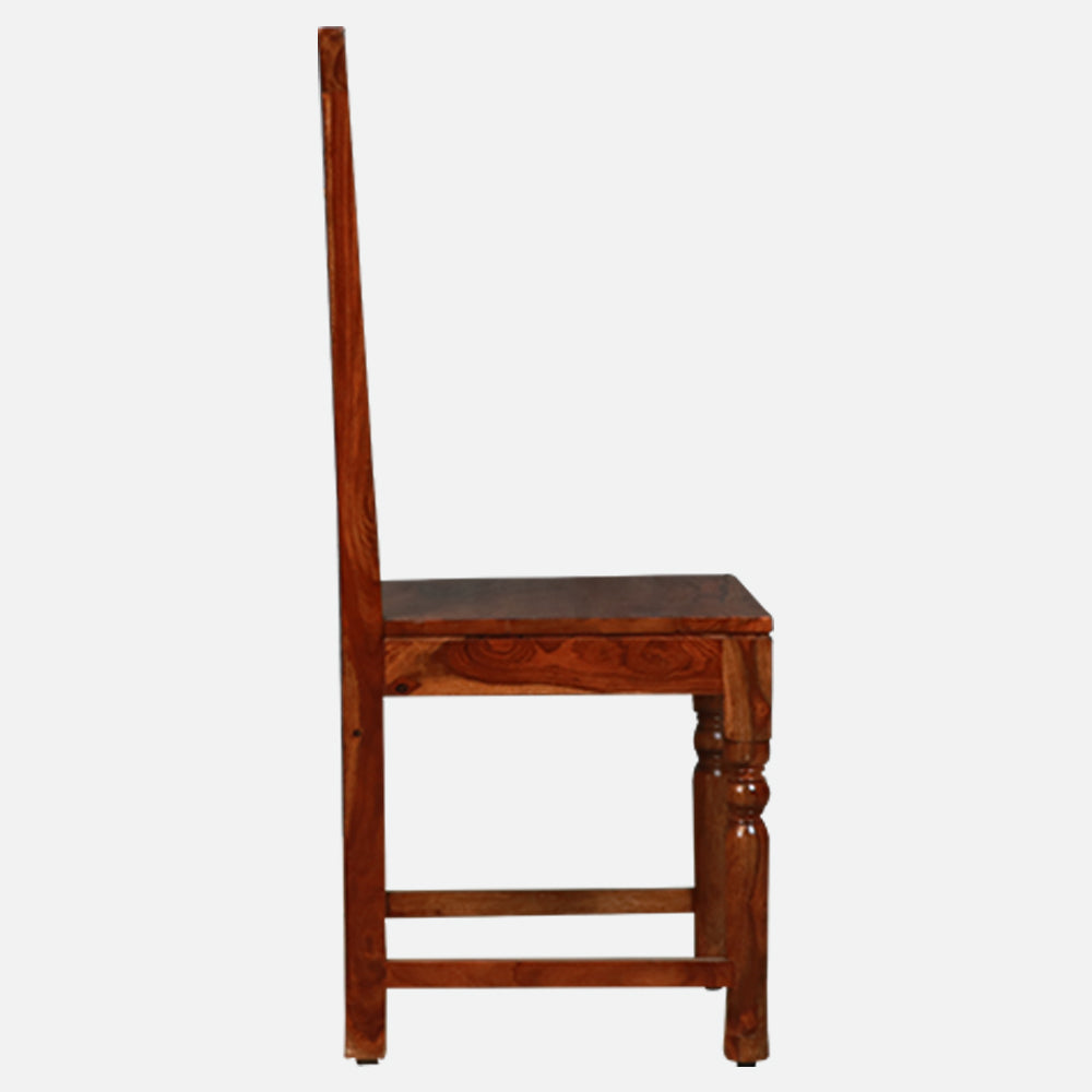 MAARK SHEESHAM WOOD 4 SEATER DINING SET (5*3) 1102 NATURAL FINISH SV