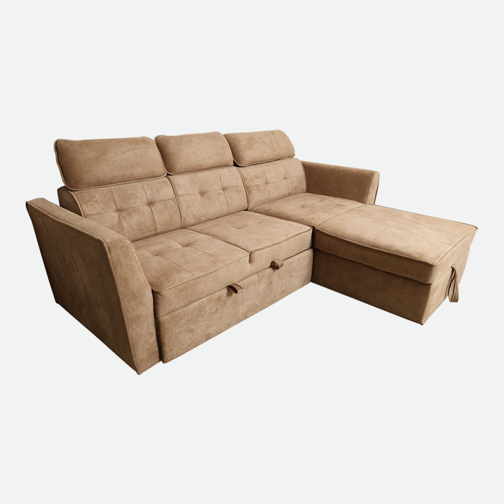 MAARK SOFA CUM BED S01002 STEEL COLOUR HT