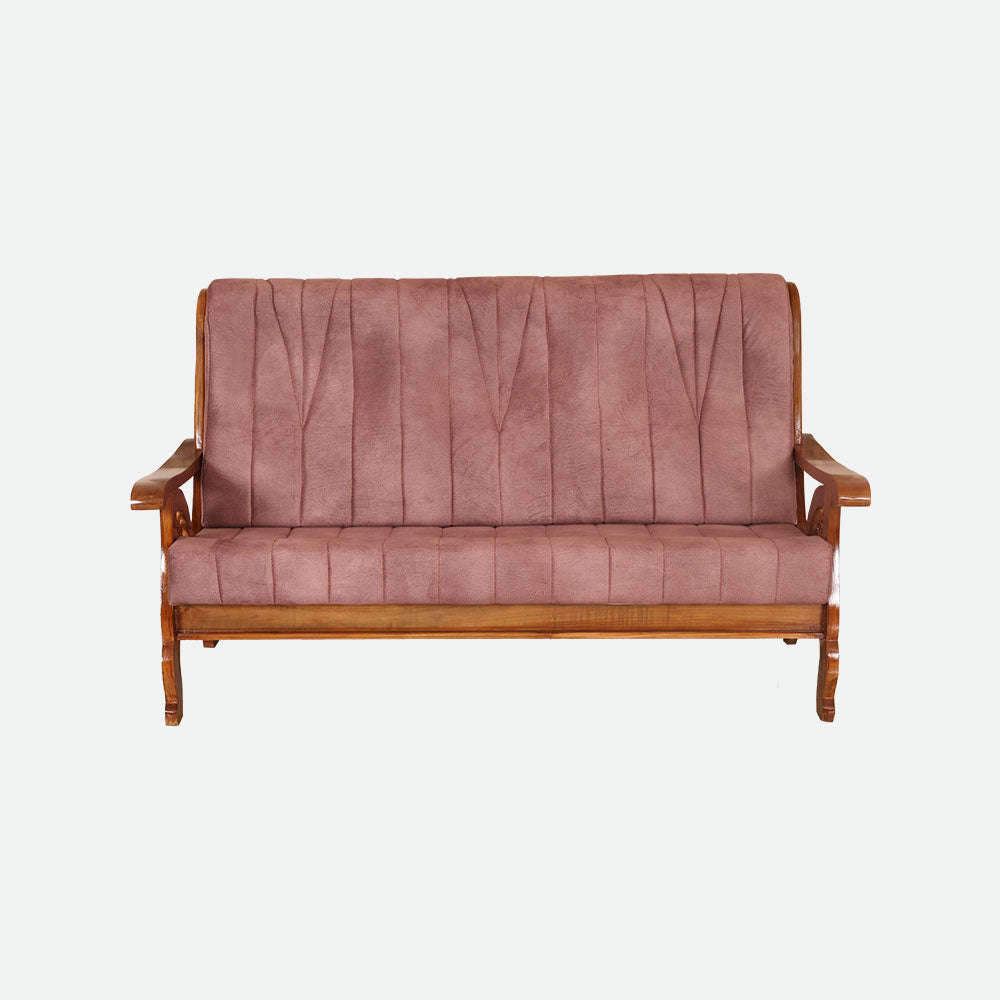 MAARK WOODEN SOFA SET (3+1+1) S-18 WCF