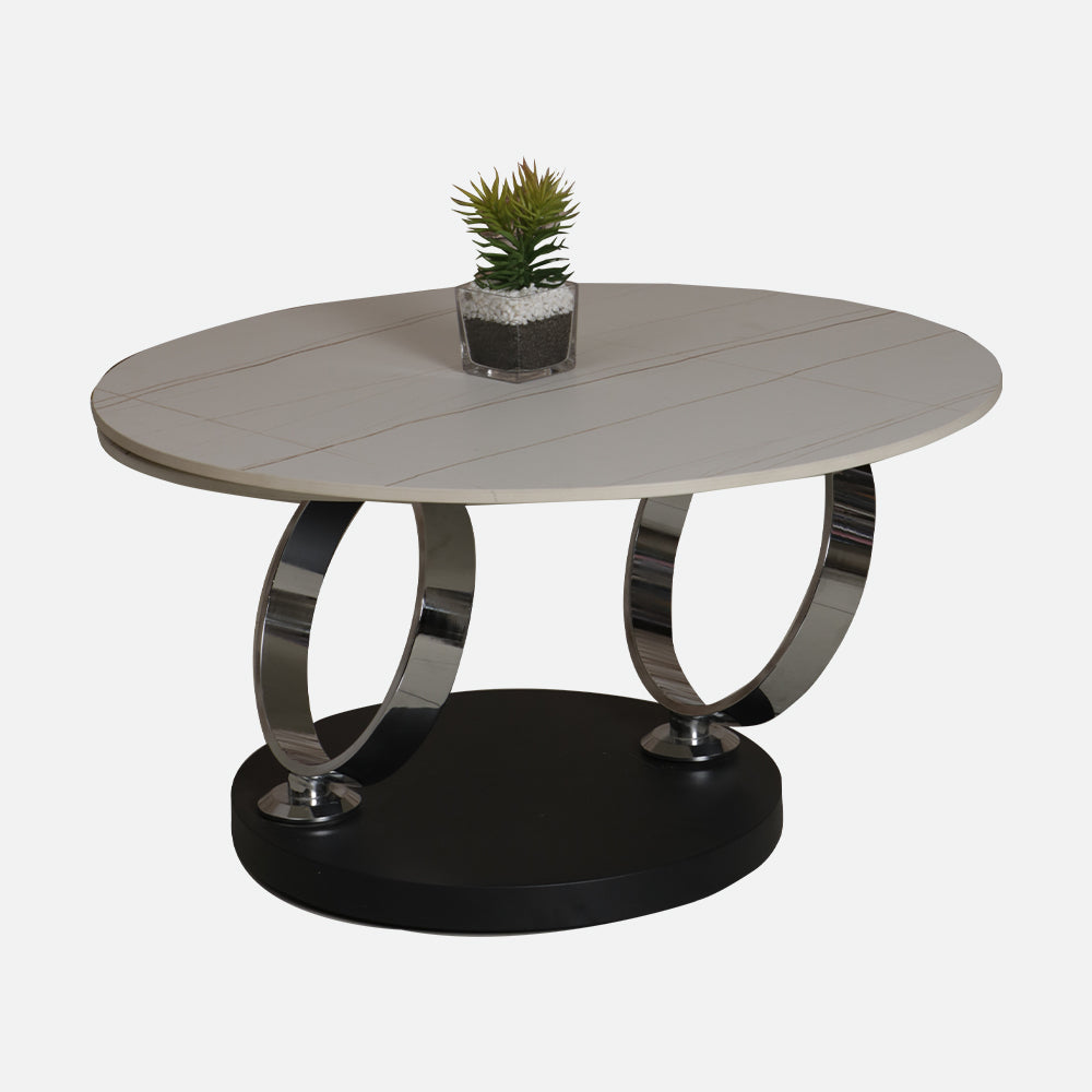 MAARK MARBLE TOP COFFEE TABLE CTM-A76 HT