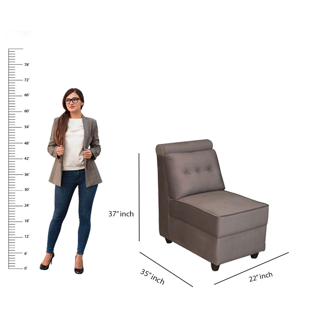 MAARK FABRIC CORNER SOFA 5 SEATER CLASSIC GRAY COLOUR