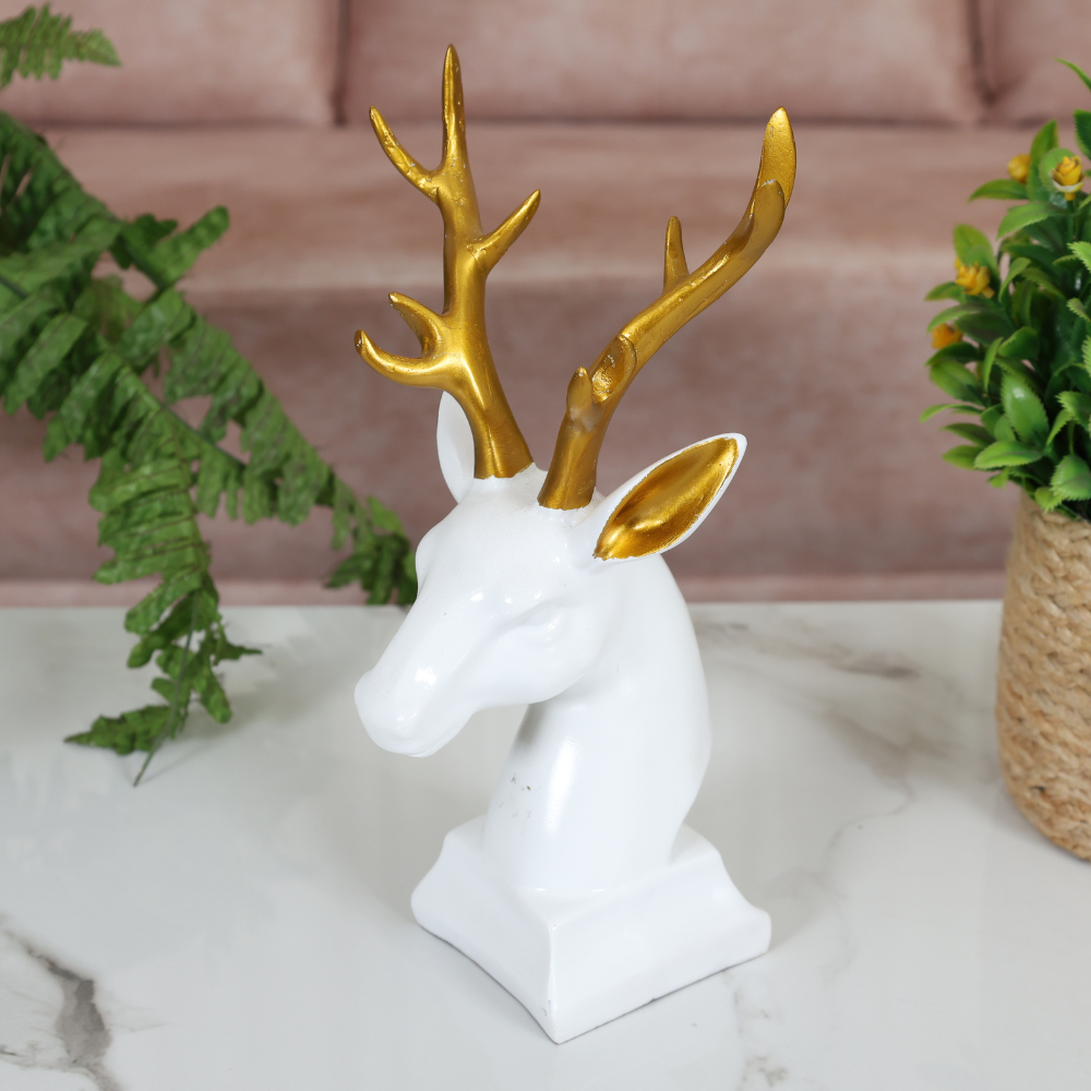 MAARK STATUE DEER BIG FACE/HEAD EH