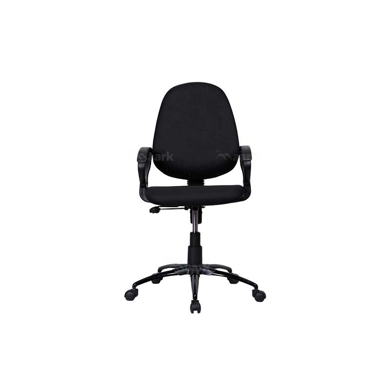 MAARK LOW BACK OFFICE CHAIR 3011 BLACK COLOUR AS