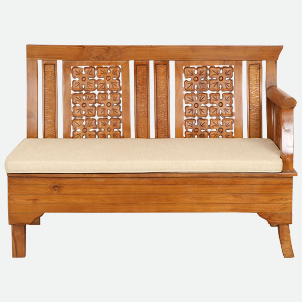 MAARK WOODEN CORNER SOFA 5 SEATER SEMANGI WITH COFFEE TABLE HT