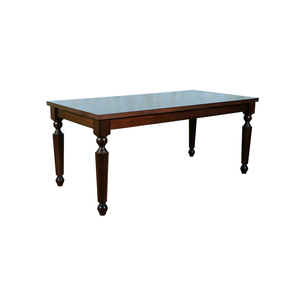 MAARK WOODEN TOP 6 SEATER DINING SET SOLAR-4365T-4365SC HT