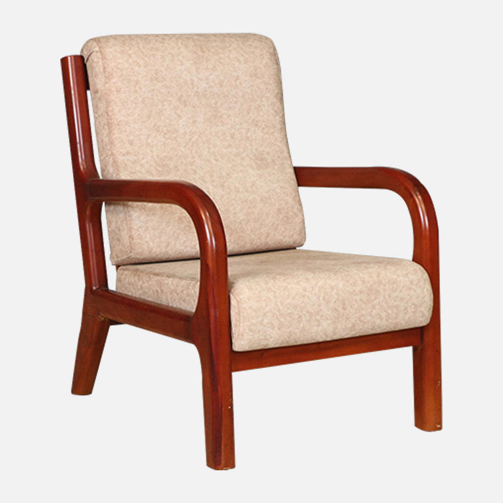 MAARK WOODEN SOFA MH SF 01 SINGLE SEATER DC