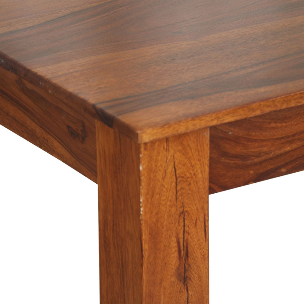 MAARK SHEESHAM WOOD 6SEATER DINING SET (5.25*3) 1105 NATURAL FINISH SV