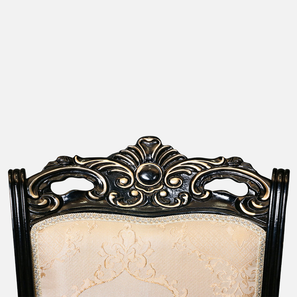 MAARK MARBLE TOP 4 SEATER DINING SET F68-F69 HT