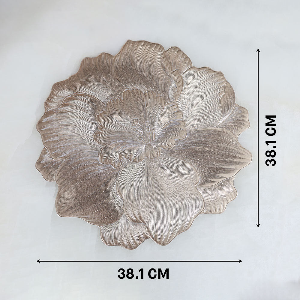 MAARK LEATHER PLACE MAT ROUND CC