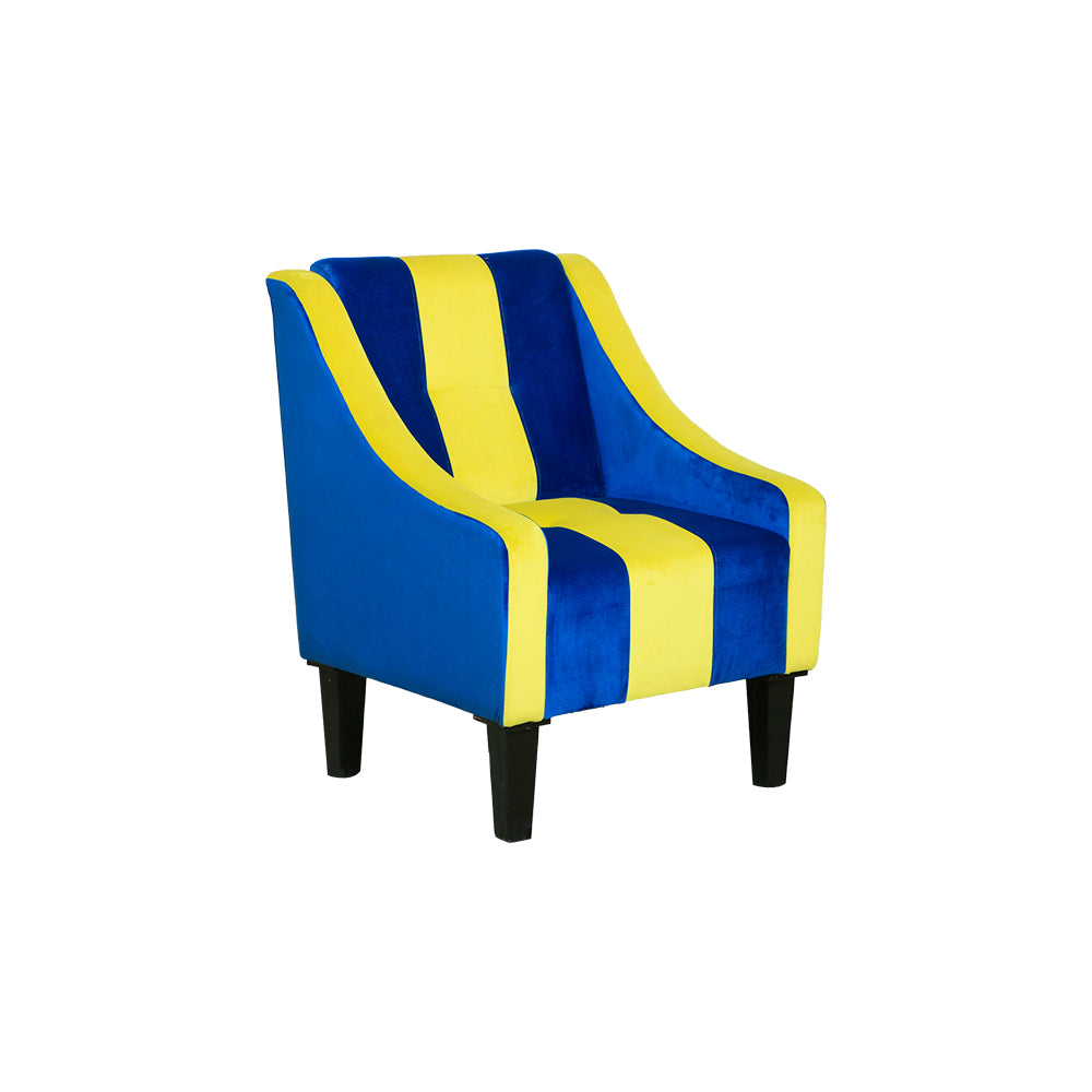 MAARK FABRIC SINGLE SEATER SOFA GURU BLUE COLOUR
