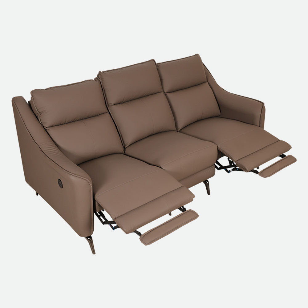 MAARK MOTORIZED RECLINER LEATHERETTE SOFA SET (3R+2R) RAFELE