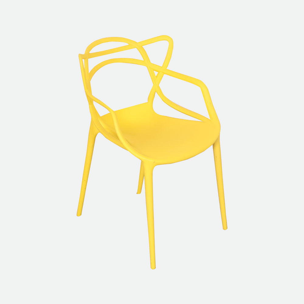 MAARK VISITOR CHAIR 808 YELLOW COLOUR HT