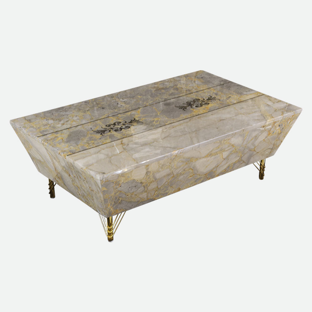 MAARK MARBLE TOP COFFEE TABLE 015 TD