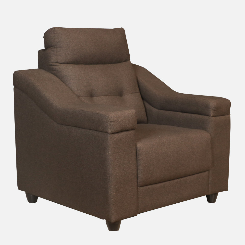 MAARK FABRIC SINGLE SEATER SOFA PLATINA GRAY COLOUR