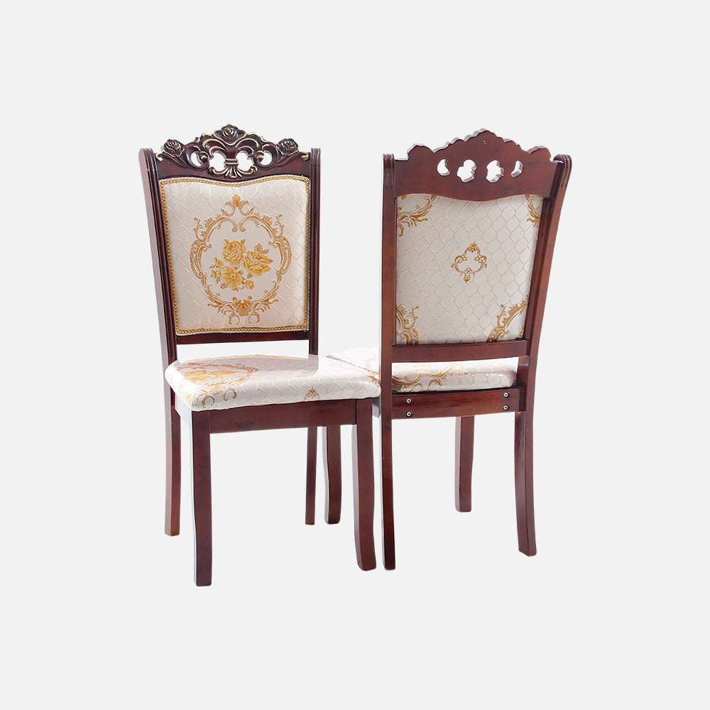 MAARK MARBLE TOP 6 SEATER DINING SET 167-F98 HT